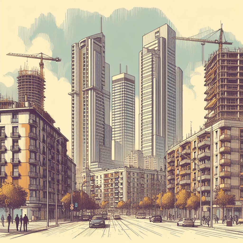 Edificios en construcción